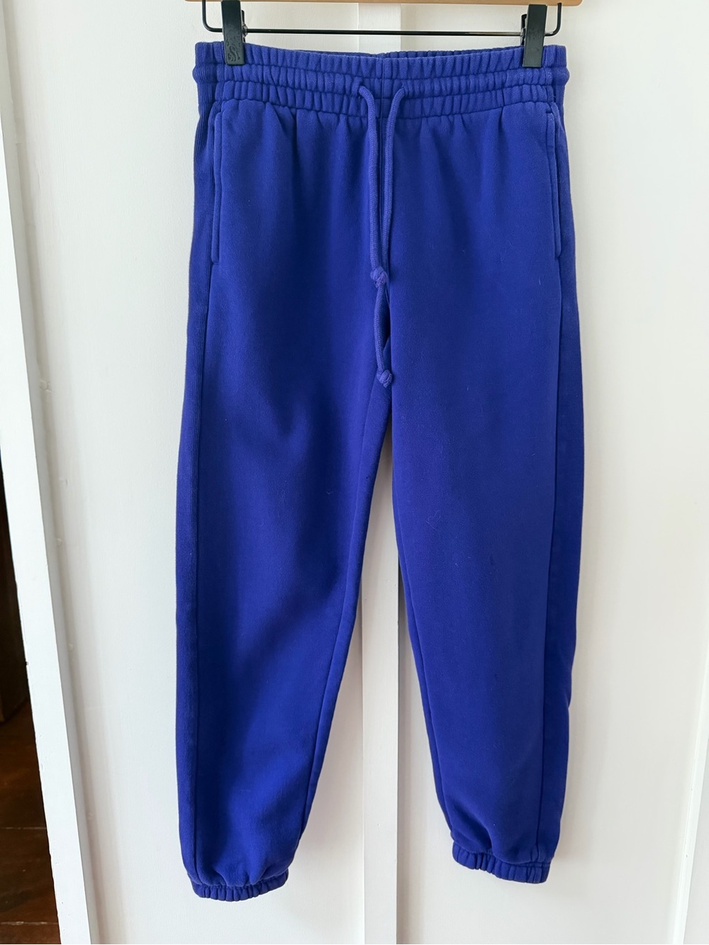 TNA purple cozyAF fleece sweatpants
